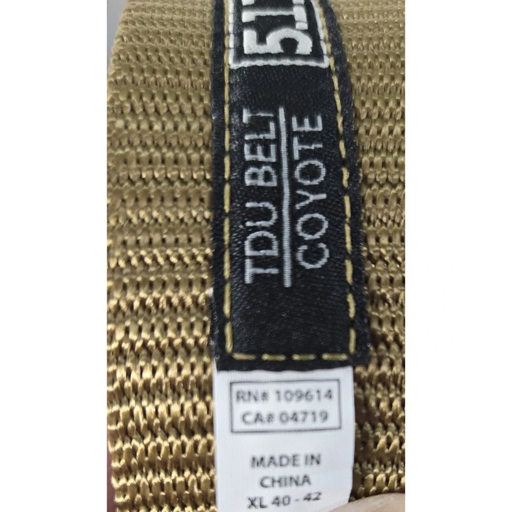 5.11 Tactical Series 1.5 Trainer Belt Coyote Tan Size XL (40-42